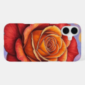 Fireheart Rose Phone Case iPhoneケース (裏面横)