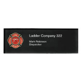 FIrehouseアラームの解除 名札 (正面)