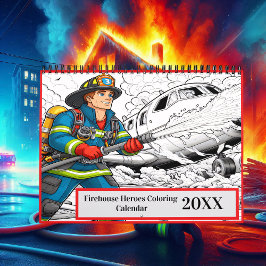 Firehouse Heroes Coloring 2025/2026 カレンダー