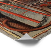 FIREMAN証明書のパーソナカスタマイズライズ ポスター (角)