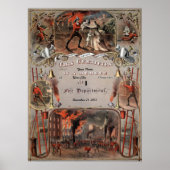 FIREMAN証明書のパーソナカスタマイズライズ ポスター (正面)