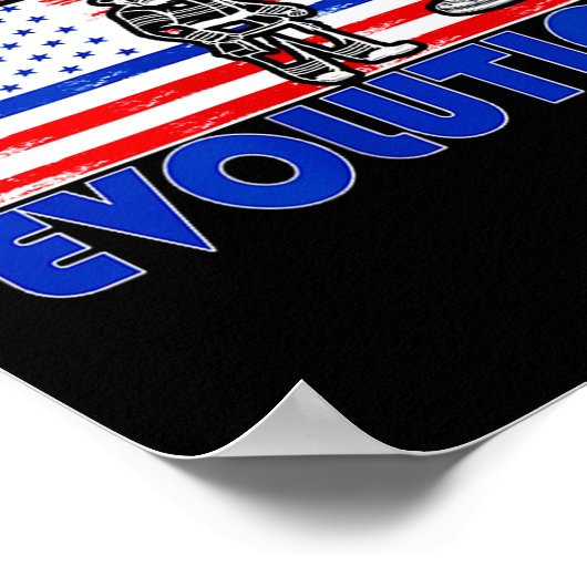 Fireman Evolution Fireman Gift Proud Firefighter Q ポスター (角)