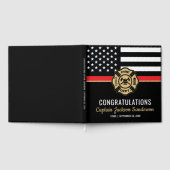 Fireman Fire Department Firefighter Retirement ゲストブック (全面)