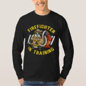 Fireman in training animal lovers children tシャツ (正面)