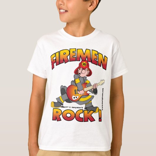 FIREMEN ROCKシャツ.png Tシャツ (正面)
