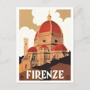 Firenzeポスターポストカード ポストカード