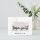 ** Firenze Italia Florence イタリアン AP12言語 ポストカード (スタンド正面)