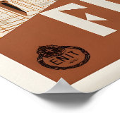 Firenze Italy Vintage Travel Poster Print  Piazza ポスター (角)