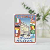 Firenze Nazioni旅行ポスター ポストカード (スタンド正面)