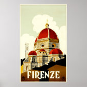 Firenze Travel Poster ポスター (正面)