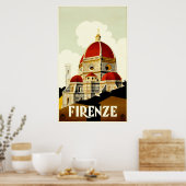 Firenze Travel Poster ポスター (キッチン)