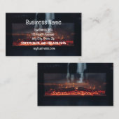 Fireplaceインストールサービスのカスタム 名刺 (正面/裏面)