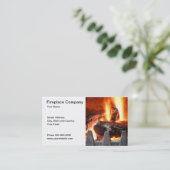 Fireplace Companyの名刺 名刺 (スタンド正面)