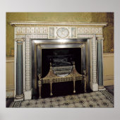 Fireplace from Syon House, Middlesex, c.1760 ポスター (正面)
