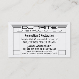 Fireplace Mantle Construction Reno Company 名刺