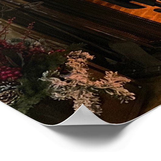 Fireplace Poster ポスター (角)