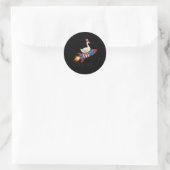 Firequacker Shirt、7月おもしろいのGoose 4th Shirt T ラウンドシール (バッグ)