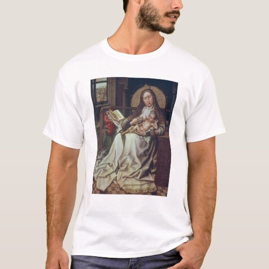 Firescreenの前のヴァージンそして子供、c.1440 Tシャツ (正面)