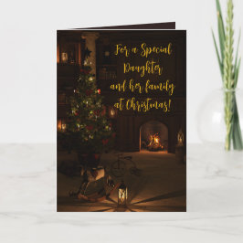 FIRESIDE DAUGHTER & FAMILY CHRISTMAS CARD サンキューカード