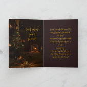 FIRESIDE DAUGHTER & FAMILY CHRISTMAS CARD サンキューカード (内部)