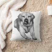 Fireside Portrait in Shadow クッション (ブランケット)