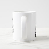 Fireside Terrier with Snow-Kissed Speckles ジャンボコーヒーマグカップ (裏面)