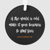 firestarterのオーナメント オーナメント (裏面)