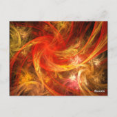 Firestormテーブル番号はがき ポストカード (裏面)