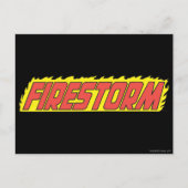 Firestormロゴ ポストカード (正面)