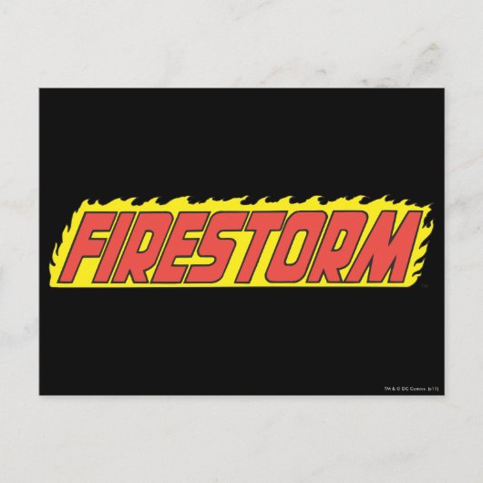 Firestormロゴ ポストカード (正面)