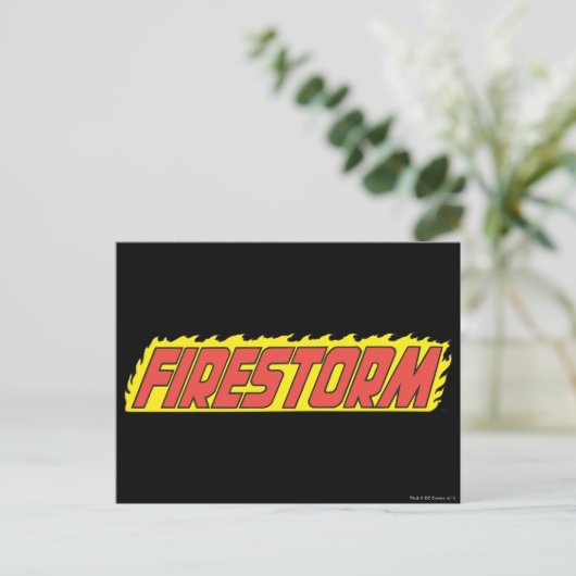 Firestormロゴ ポストカード (スタンド正面)