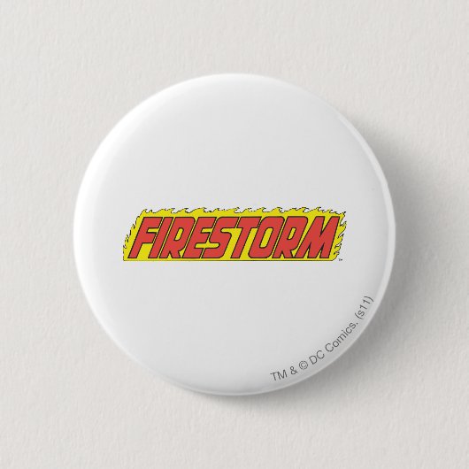 Firestormロゴ 缶バッジ (正面)