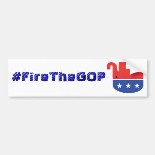 #FireTheGOPのバンパーステッカー バンパーステッカー