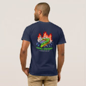 Firetiger Sportfishingのロゴ Tシャツ (裏面フル)