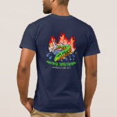 Firetiger Sportfishingのロゴ Tシャツ (裏面)