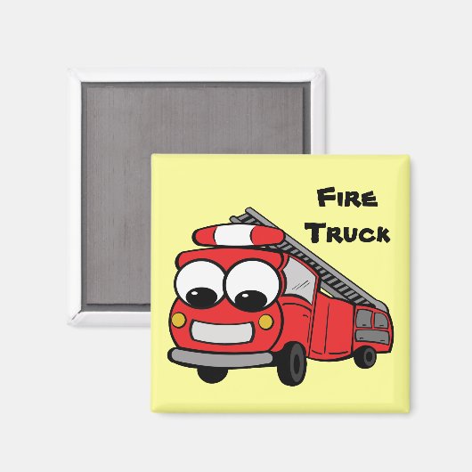FireTruck – マグネット (正面/裏面)