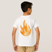 Firetruck Calling All Firefigthers Boy Birthday Tシャツ (裏面フル)