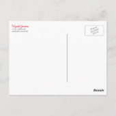 Firetruck Thank Youポストカード ポストカード (裏面)