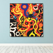 Firewall キャンバスプリント (インサイチュ (ウッドフロア))