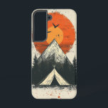 Firewatch Forest Moon Phoneケース Samsung Galaxy S22ケース<br><div class="desc">孤独なテントは、野外愛好家や冒険好きにとって理想的な、ゆったりとした森の中の巨大な赤い月の下に座っている。</div>