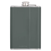 Fireweed及び山- Denaliの国立公園、 フラスク (裏面)