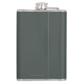 Fireweed及び山- Latouche、アラスカ フラスク (裏面)