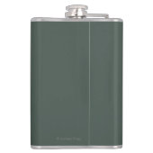 Fireweed及び山- Seward、アラスカ フラスク (裏面)