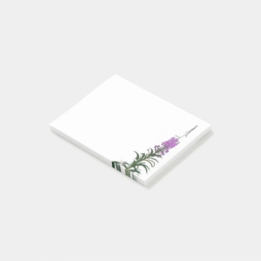 Fireweed 3" x 4" Post-It Notes ポストイット (アングル)