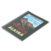 Fireweed & Mountains – アラスカ,ラトシュ ノートブック (左側)