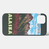 Fireweed & Mountains – アラスカ,ラトシュ Case-Mate iPhoneケース (裏面 (横))