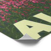 Fireweed & Mountains – デナリ・ナトル・パーク、 ポスター (角)