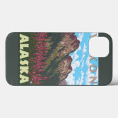 Fireweed & Mountains – ユーコン,アラスカ Case-Mate iPhoneケース (裏面 (横))