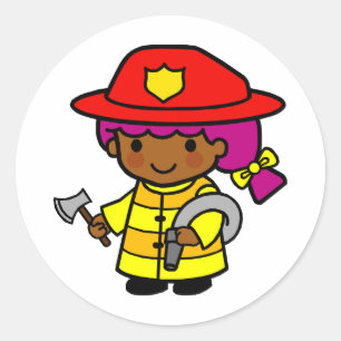 Firewoman ラウンドシール