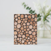 Firewood Logs      ポストカード (スタンド正面)